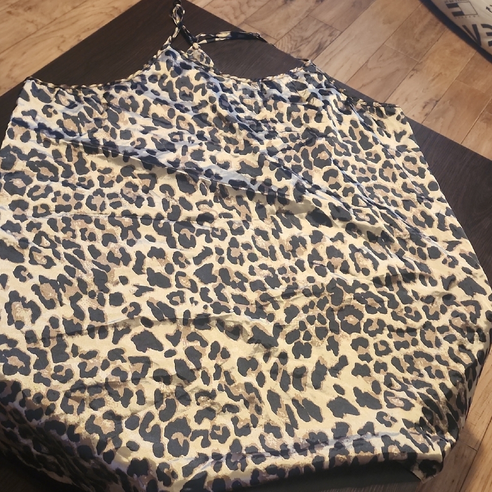 SHEIN Leopard Print Pajama Top